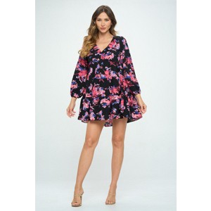 WEST K Women's Suzanna Long Sleeve Babydoll Dress - 1 of 4