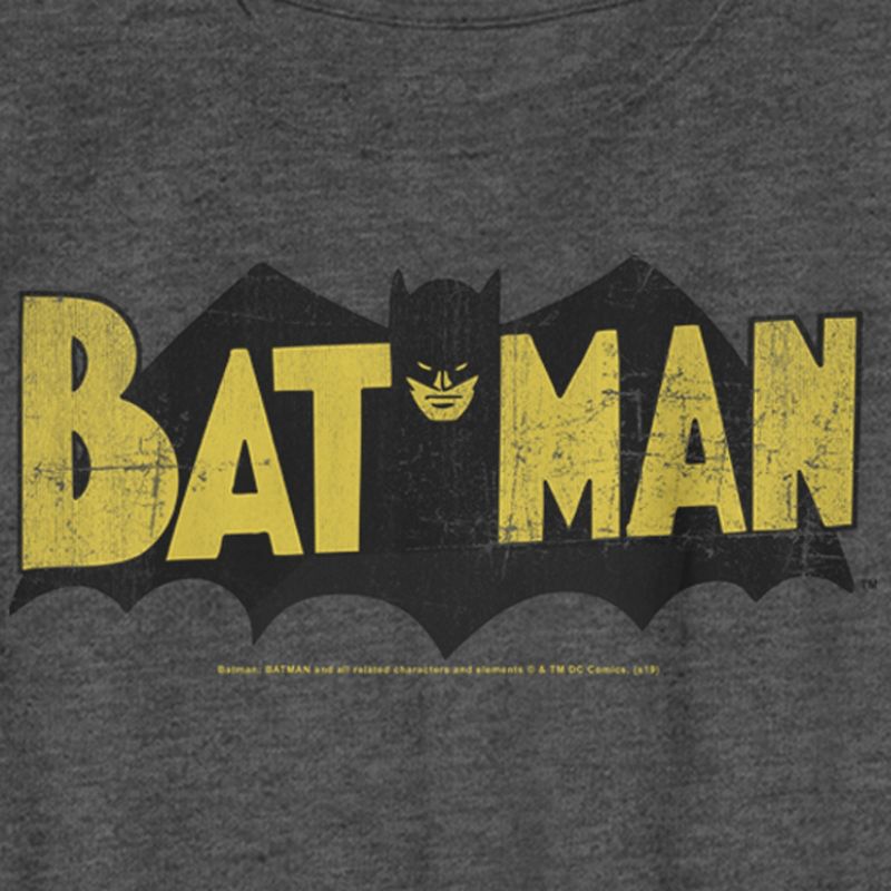 Boy's Batman Logo Vintage T-Shirt, 2 of 6