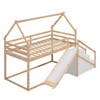 YOOCOZZ Twin over Twin House Loft or Bunk Bed with Slide and Staircase - 2 of 4
