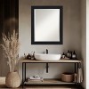 Amanti Art Abbey Black Beveled Framed Bathroom Vanity Wall Mirror - 4 of 4