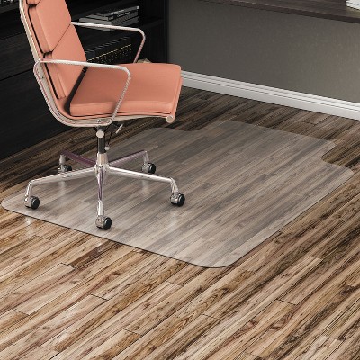 3'x4' Rectangle Solid Wood Office Chair Mat Clear - Alera