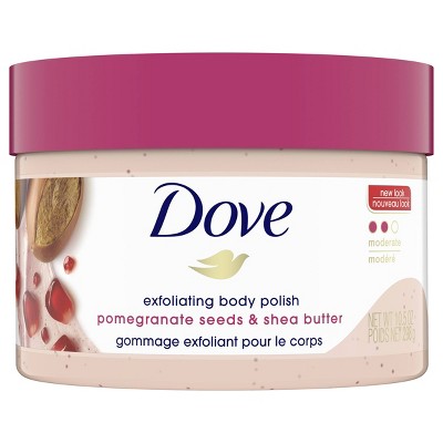 Dove Pomegranate Seeds & Shea Butter Exfoliating Body Polish Scrub - 10.5oz