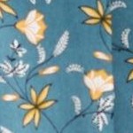 rainforest green floral