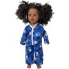 Doll Clothes Superstore Handmade Kitty Print Pajama Set – Girl Size 10 & Matching 18-Inch Doll Pajamas - 3 of 3