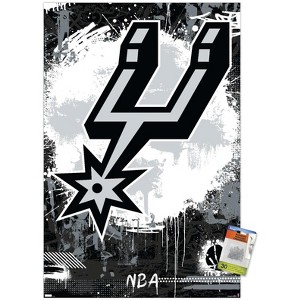 Trends International NBA San Antonio Spurs - Maximalist Logo 23 Unframed Wall Poster Prints - 1 of 4