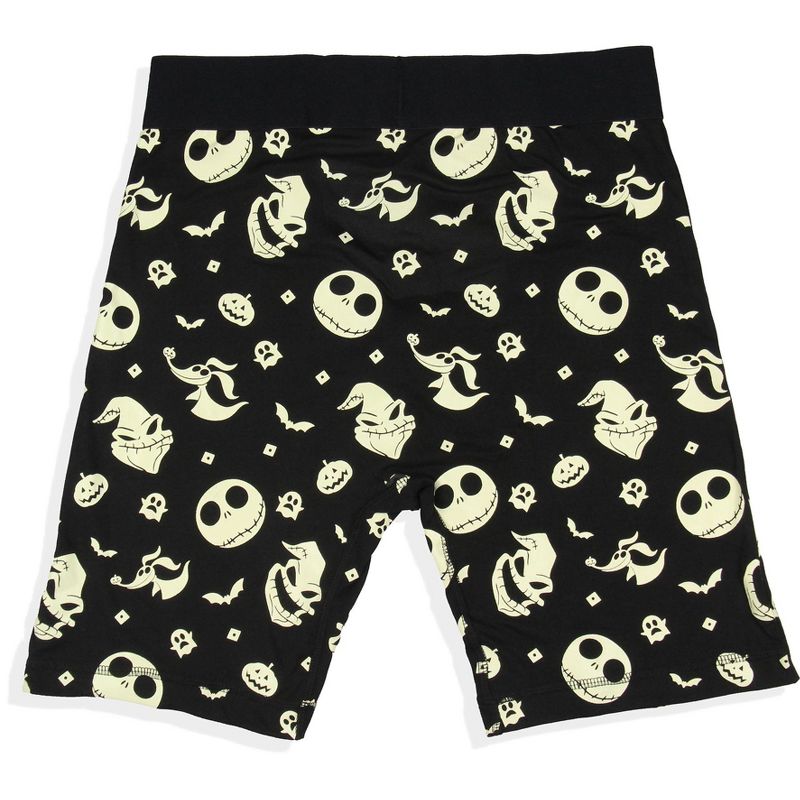 Disney Mens' The Nightmare Before Christmas Tag-Free Underwear Boxer Briefs Black, 4 of 4
