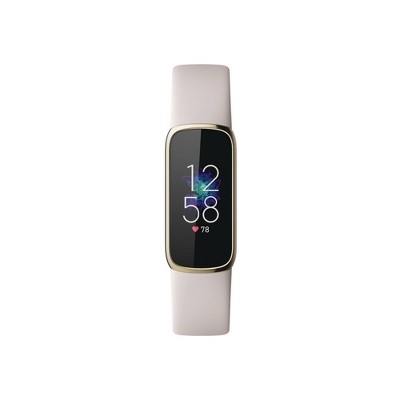 Fitbit Luxe Activity Tracker Soft Gold With Porcelain White Band