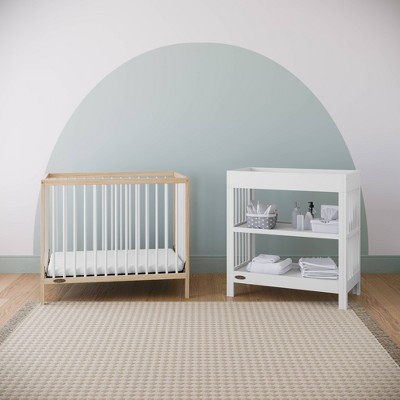 Graco Teddi Convertible Mini Crib with Mattress