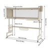 YIYIBYUS Modern Kitchen Pantry Cabinet, 2-tier Dish Drying Rack - 4 of 4
