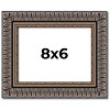 PosterPalooza | Photo Size Ornate Black Picture Frame - UV Acrylic, Foam Board Backing, Hanging Hardware - 2 of 4
