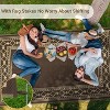 Outdoor Rugs Modern Plastic Straw Rugs, Waterproof Patio Modern Border Camping Carpet, Lightweight Reversible Floor Mats - 4 of 4