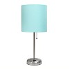 Creekwood Home Contemporary Bedside Table Lamp with Power Outlet - 2 of 4