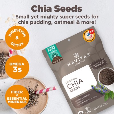 Navitas Organics Vegan Chia Seeds - 8oz
