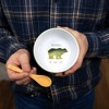 Pavilion Gift Company - Memories - 4.5" Ceramic Bowl with Bamboo Spoon - Dining Bowls - 2 of 4