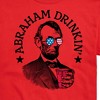 Men's - Instant Message - Abraham Drinkin Short Sleeve Graphic T-Shirt - 2 of 4