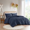 Gulches King Cal King Clip Jacquard 3 Piece Comforter Set - 2 of 4