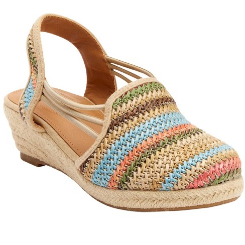 Espadrille wedges closed toe cheap wide width