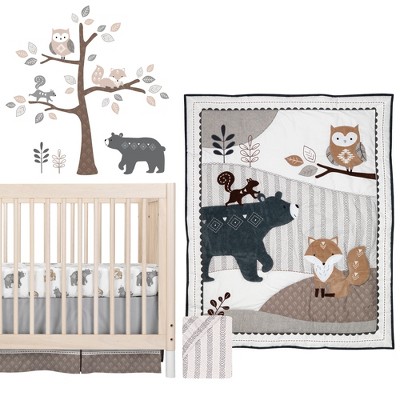 Woodland themed baby store bedding