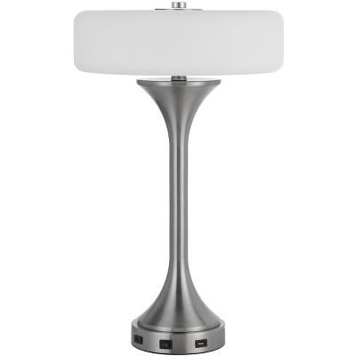 Cal Lighting Espoo 25W x 3 Metal Desk/Table lamp with Frosted Glass Shade