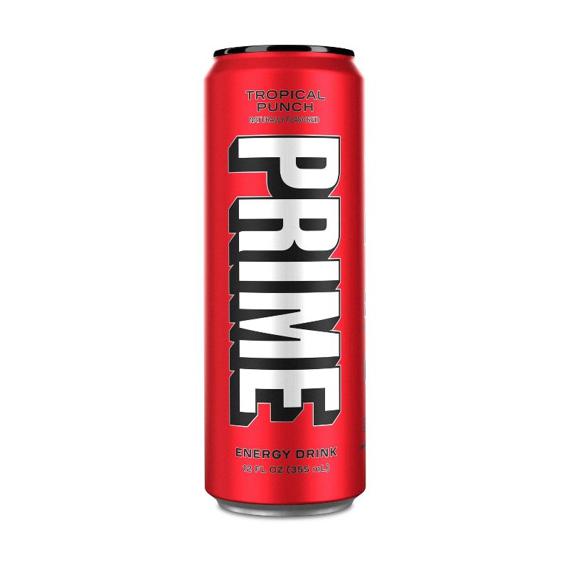 Prime Tropical Punch Energy Drink - 12 fl oz Can, 1 of 5