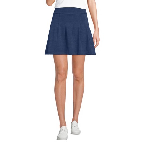 Lands' End Women's Active High Impact High Rise Pleated Skort - image 1 of 4