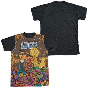Men's Sesame Street Psychedelic 69 Short Sleeve Costume T-Shirt - 1 of 4