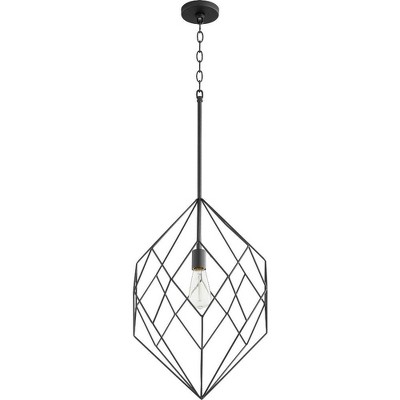 Quorum Lighting 1 - Light Pendant in  Noir