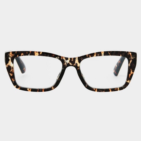 Rectangular cat eye glasses on sale