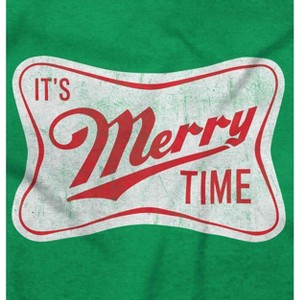 Xmas Its Merry Time Christmas Graphic T Shirt Men or Women Brisco Brands - 1 of 4