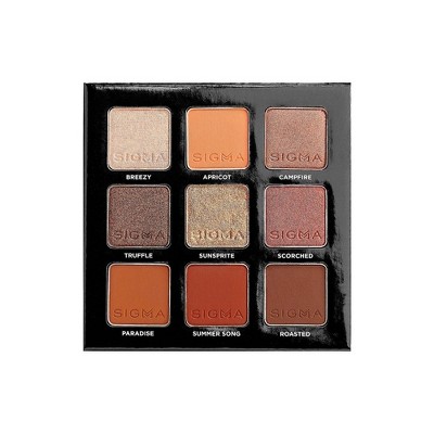 Sigma Beauty Eyeshadow Palette - Fiery - 0.32oz