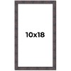 PosterPalooza | Slim Profile Brown Picture Frame - UV Acrylic, Foam Board Backing, Hanging Hardware - 2 of 4