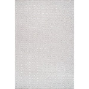 Nuloom Lorretta Geometric Cotton Indoor Area Rug, 10' x 14', Taupe - 1 of 4
