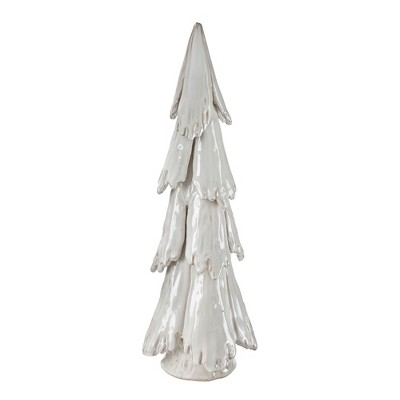 tagltd Tall Pine Snowy Tree Decor