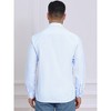 INSPIRE CHIC Men's Button Down Long Sleeve Business Pattern Dress Shirt - 3 of 4