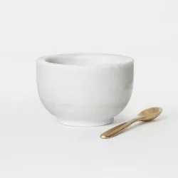 2.7oz Marble Pinch Bowl with Spoon - Threshold™ designed with Studio McGee
