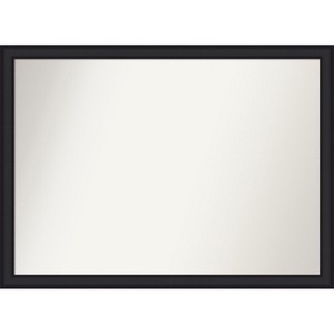 Amanti Art Oliver Narrow Non-Beveled Wood Framed Bathroom Vanity Wall Mirror - 1 of 4