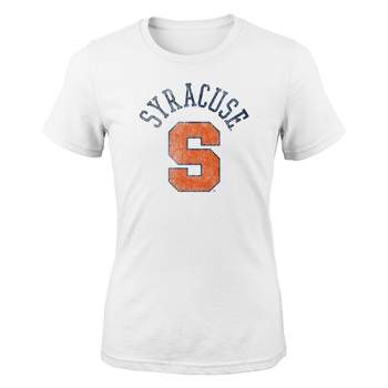 NCAA Syracuse Orange Girls' White Crew Neck T-Shirt