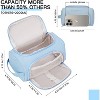 Fmeida Large Pencil Pouch,Pencil Case Aesthetic,Zipper Pencil Box For Girls Back To School Supplies Emergency Bag Black - 3 of 4
