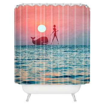 Fancy Pet Shower Curtain Blue Tide - Deny Designs