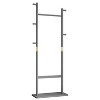 Cesicia 23.6 x 11 x 64.1" Coat Racks solid wood hanger for Living Room, easy to assemble - 2 of 4