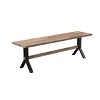 Standlake Slatted Outdoor Bench - OD1132326 - Natural - SEI - 3 of 4