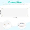 Unique Bargains Polyester Decorate DIY Blank Banners Signs with Hanging Rope - 2 of 4