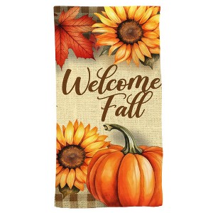 Briarwood Lane Hand Towel 26x18 Welcome Fall Flowers For Fall Hand Towel - 1 of 3