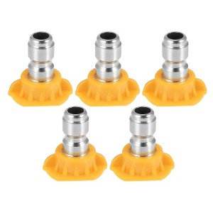 Unique Bargains High Pressure Washer Spray Nozzle Tips Quick Connector 5 Pcs - 1 of 4