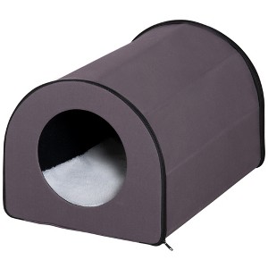 Gulches 14in H x 21in W x 16in D WarmDome Cat House Brown 1 Pack Heated Shelter Livestock Supplies Product type - 1 of 4