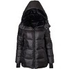 Sportoli Womens Winter Coat Hooded Plush Lined Quilted Warm Zip Up Puffer Jacket - image 4 of 4