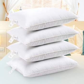 Cheer Collection Plush White Bed Pillows