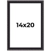 PosterPalooza | Antique Red Picture Frame - UV Acrylic, Foam Board Backing, Hanging Hardware - 2 of 4