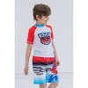 Transformers Optimus Prime Swim Trunks Bathing Suit Toddler to Big Kid - 4 of 4