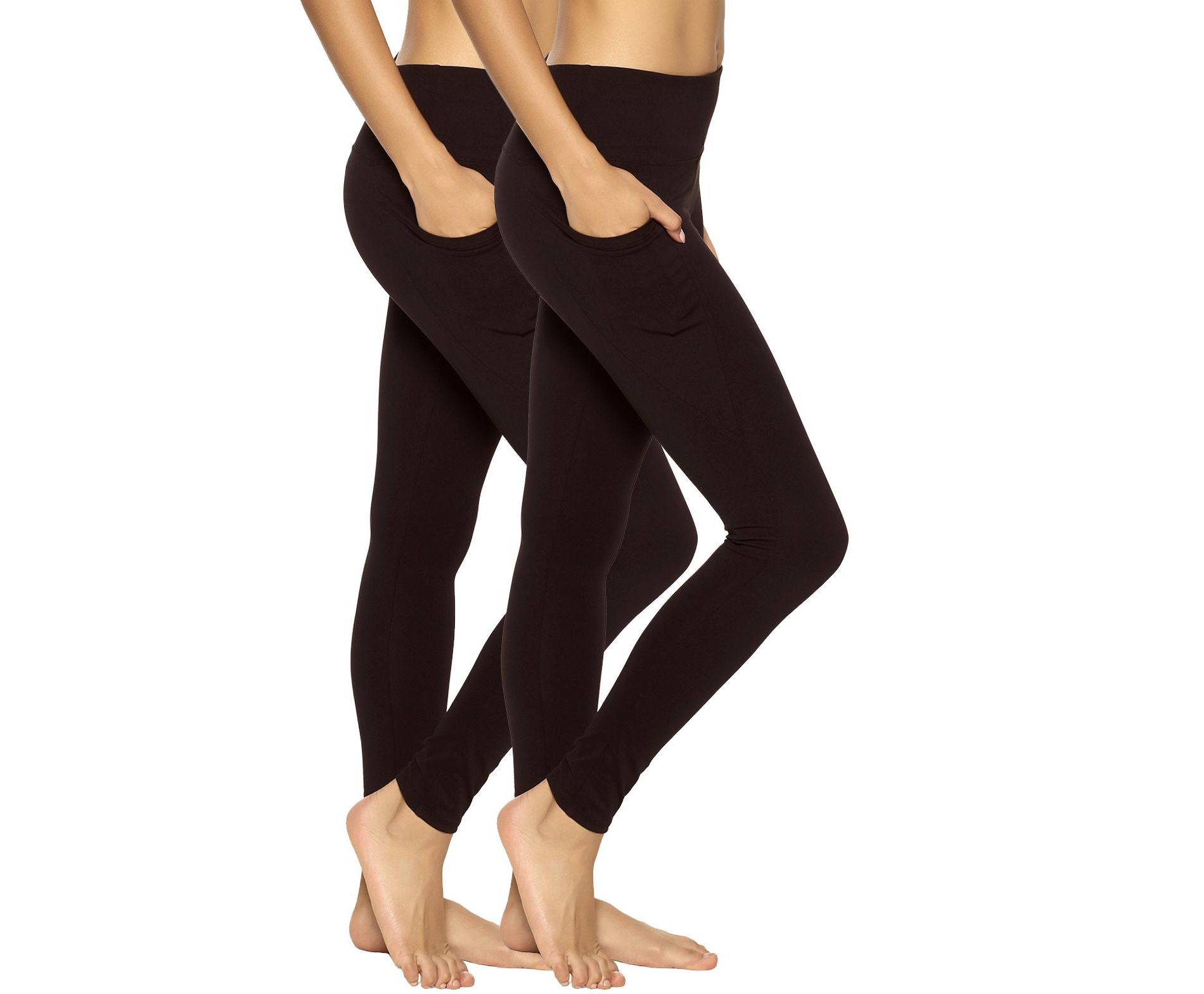 Felina Women's Athletic Pocket Legging 2-Pack